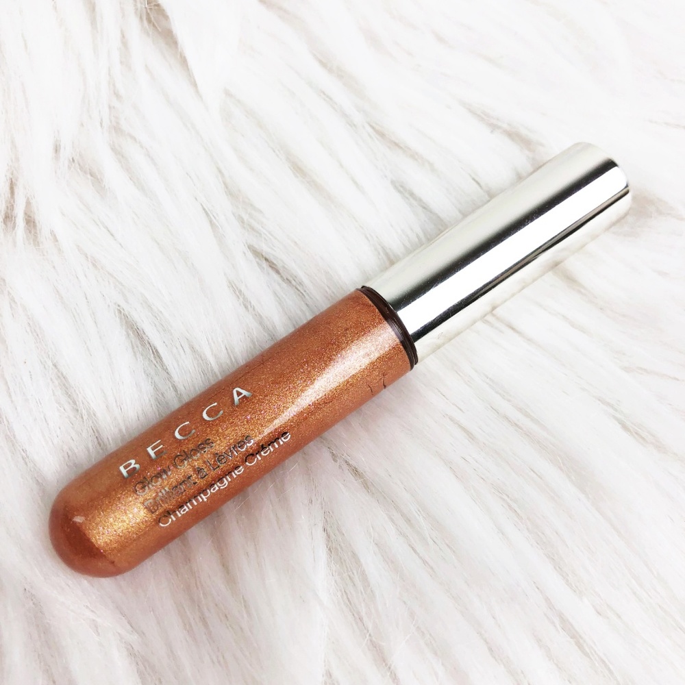 5 for $25 ✨BECCA ✨ Glow Lip Gloss CHAMPAGNE CREME - Picture 6 of 8